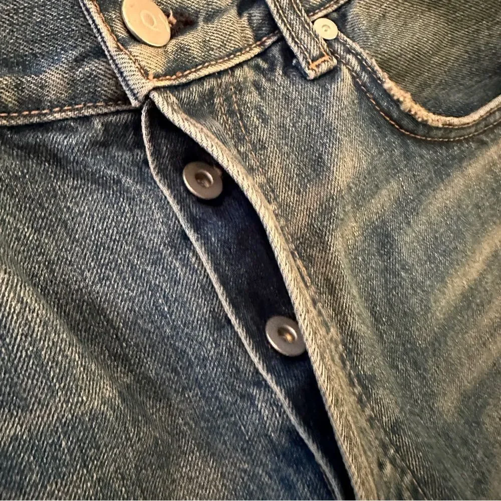 CQY straight let jeans